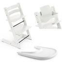 Εικόνα της Stokke Tripp Trapp Bundle Καρέκλα Με Baby Set² Και Tray Δίσκο White