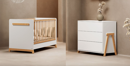 Εικόνα της Βρεφικό δωμάτιο Palmer λευκό (κρεβάτι-συρταριέρα με 3 συρτάρια)