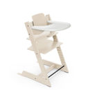 Εικόνα της Stokke Tripp Trapp Bundle Καρέκλα Με Baby Set² Vanilla White Και Tray Δίσκο White
