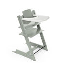 Εικόνα της Stokke Tripp Trapp Bundle Καρέκλα Με Baby Set² Glacier Green Και Tray Δίσκο White