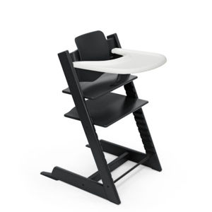 Εικόνα της Stokke Tripp Trapp Bundle Καρέκλα Με Baby Set² Black Και Tray Δίσκο White