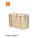 Εικόνα της Stokke Sleepi V3 Bundle Natural Με Στρώμα Και Κατωσέντονο White