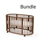 Εικόνα της Stokke Sleepi V3 Bundle Warm Brown Με Στρώμα Και Κατωσέντονο White