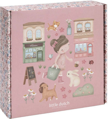 Εικόνα της Little Dutch Μεγάλο Σετ Ζωγραφικής Κατασκευών σε Κουτί Rosa