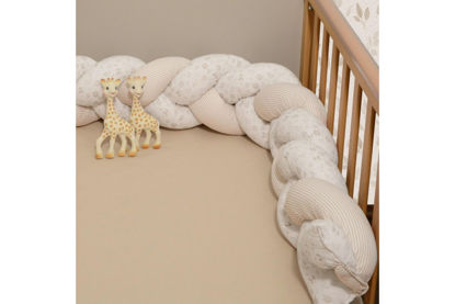 Εικόνα της Πλεξούδα Τριπλή Βαμβακερή 20x200cm με Ειδική Εσωτερική Επένδυση Design 506 SOPHIE LA GIRAFE