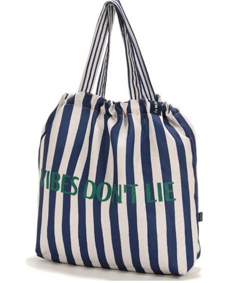 Εικόνα της Shopper Bag Stripes Navy La Millou