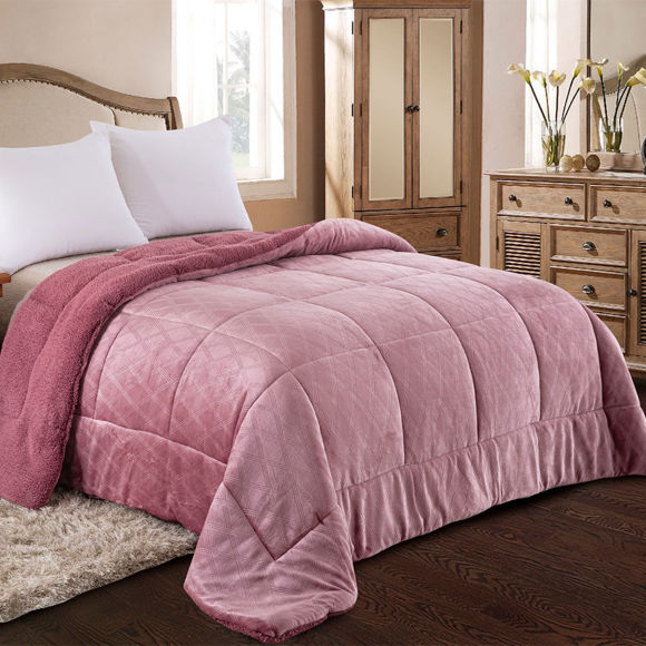 Εικόνα της Κουβερτοπάπλωμα Υπέρδιπλο (220x240) AdamHome 820 Apple