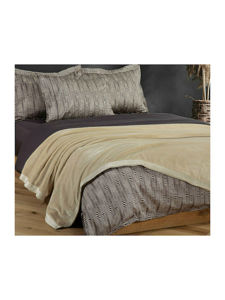 Εικόνα της ΚΟΥΒΕΡΤΑ ΥΠΕΡΔΙΠΛΗ VELOSSO 24 BEIGE 230X240