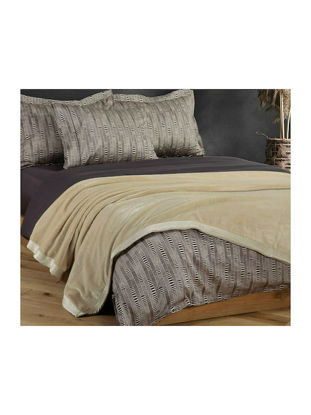 Εικόνα της ΚΟΥΒΕΡΤΑ ΥΠΕΡΔΙΠΛΗ VELOSSO 24 BEIGE 230X240