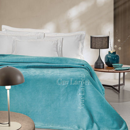 Εικόνα της Κουβέρτα Logo Petrol 220x240 Guy Laroche