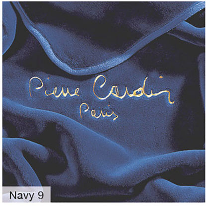 Εικόνα της Pierre Cardin Κουβέρτα Βελουτέ Μονή 160x240 Nancy 09 Navy Blue
