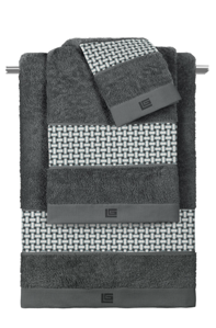 Εικόνα της Σετ 3τμχ Πετσέτες Buddha Cement-Anthracite Guy Laroche