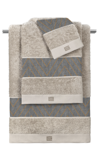 Εικόνα της Σετ 3τμχ. Πετσέτες Canyon Anthracite-Natural Guy Laroche