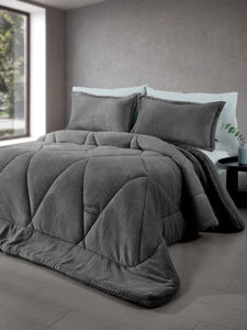 Εικόνα της Κουβερτοπάπλωμα Υπέρδιπλο 220×240 Saint Clair Serena Carbon