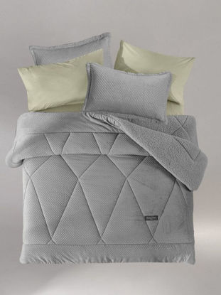 Εικόνα της Κουβερτοπάπλωμα Υπέρδιπλο Saint Clair Serena Silver 220x240