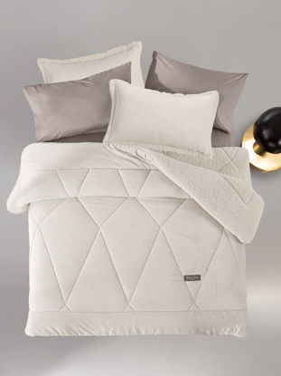 Εικόνα της Κουβερτοπάπλωμα Υπέρδιπλο Saint Clair Serena Ivory  220x240