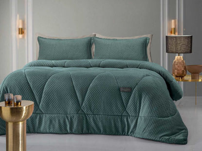 Εικόνα της Κουβερτοπάπλωμα Ημίδιπλο 180×240 Saint Clair Serena Emerald