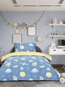 Εικόνα της Σετ Παπλωματοθήκη Μονή (165x245) 2 Όψεων Kocoon Space