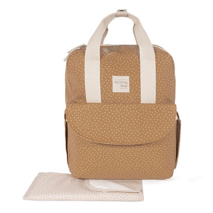 Εικόνα της Walking Mum Τσάντα Αλλαξιέρα Backpack Poppy Cinnamon Πουά