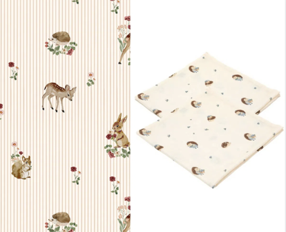 Εικόνα της 2 Pack Bamboo Μικρές Μουσελίνες Bambiland (Silver Plus Protection Τεχνολογία)