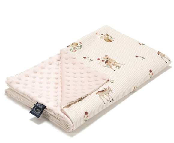 Εικόνα της Λεπτή Κουβέρτα Bambiland - Powder Pink - M