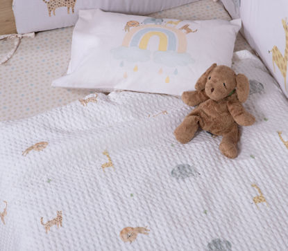 Εικόνα της ΒΡΕΦΙΚΗ ΚΟΥΒΕΡΤΑ ΠΙΚΕ AΓΚΑΛΙΑΣ JUNGLE IN MOTION 80X110