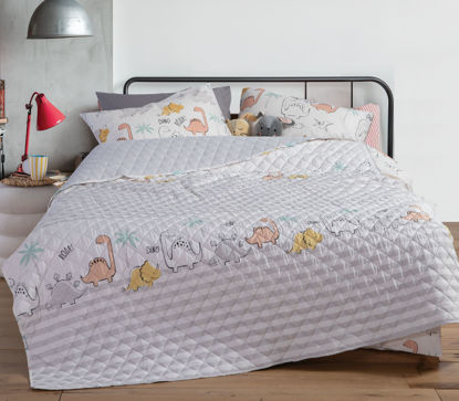 Εικόνα της ΠΑΙΔΙΚΟ ΚΟΥΒΕΡΛΙ ΜΟΝΟ DINOSAUR ART 180X240