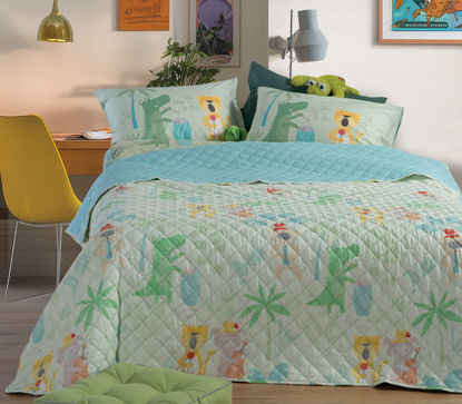 Εικόνα της ΠΑΙΔΙΚΟ ΚΟΥΒΕΡΛΙ ΜΟΝΟ JUNGLE MUSIC 180X240