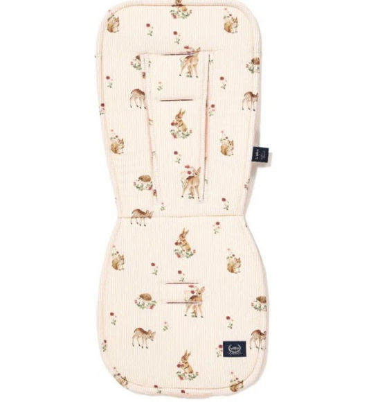 Εικόνα της Προστατευτικό Καροτσιού Bambiland Velvet Powder Pink (3 σημείων*)