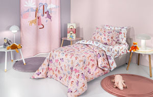 Εικόνα της Σετ 3τμχ Παιδικά Σεντόνια Jungle Pink με Λάστιχο