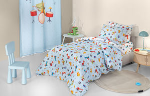 Εικόνα της Σετ 3τμχ Παιδικά Σεντόνια Band Sky με Λάστιχο