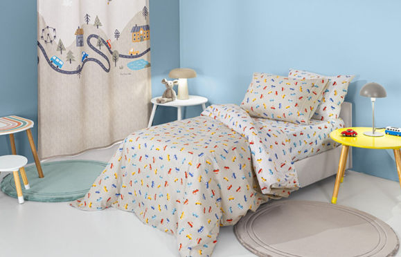 Εικόνα της Σετ 3τμχ Παιδικά Σεντόνια Roadtrip Natural