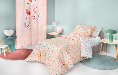 Εικόνα της Σετ 3τμχ Παιδικά Σεντόνια Amore Salmon