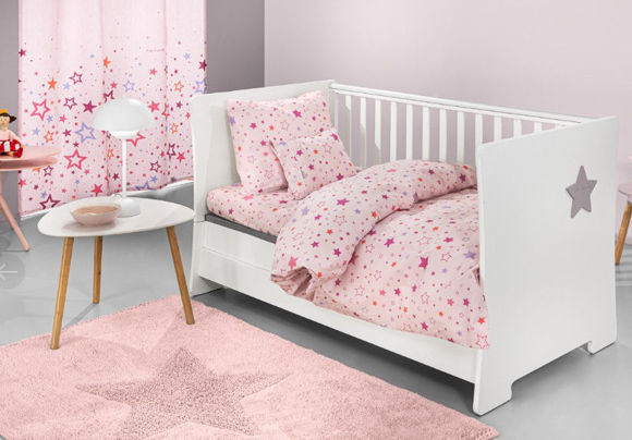 Εικόνα της Σετ 3τμχ Βρεφικά Σεντόνια Starland Pink