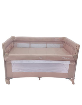 Εικόνα της Παρκοκρέββατο Dream 2 layers με ανοιγόμενη πλευρά Νο051 beige