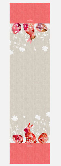 Εικόνα της Πασχαλινή Τραβέρσα 24 Red 40x160 Saint Clair