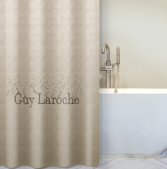 Εικόνα της Κουρτίνα Μπάνιου Pandora Sand 240x185 Guy Laroche