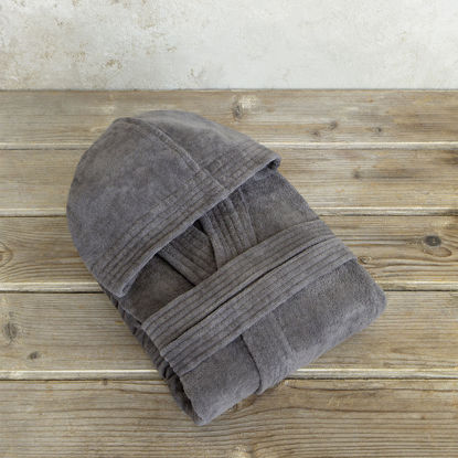 Εικόνα της Μπουρνούζι Nima Zen Midnight Grey Large