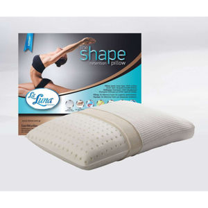 Εικόνα της Ανατομικό Μαξιλάρι Ύπνου Shape Retention Μέτριο Λευκό 60X40X12 La luna