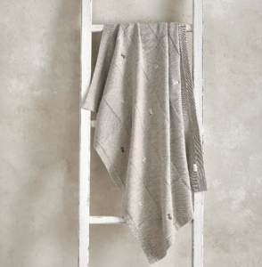 Εικόνα της Βρεφική Πλεκτή Κουβέρτα 70x90 Bunny Grey Mamas & Papas