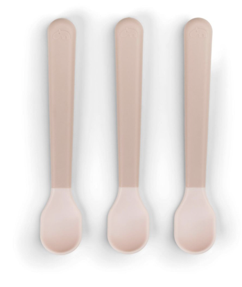 Εικόνα της Done by Deer Βρεφικό Σετ με Κουτάλια από Πλαστικό για 0+ μηνών Ροζ 3τμχ