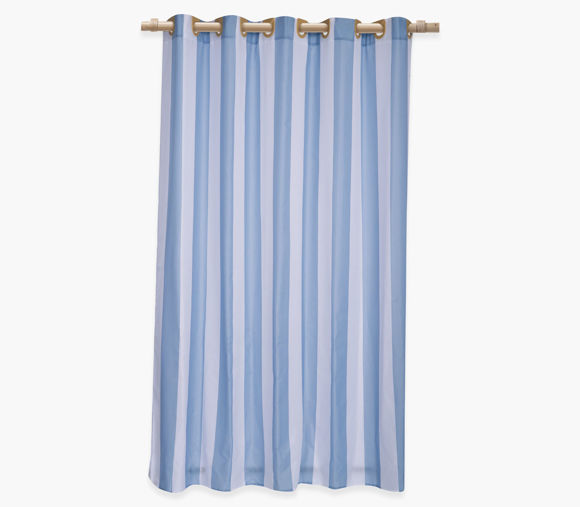 Εικόνα της ΚΟΥΡΤΙΝΑ ΜΠΑΝΙΟΥ VERTIA 180X180 DENIM