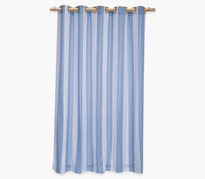 Εικόνα της ΚΟΥΡΤΙΝΑ ΜΠΑΝΙΟΥ VERTIA 180X200 DENIM