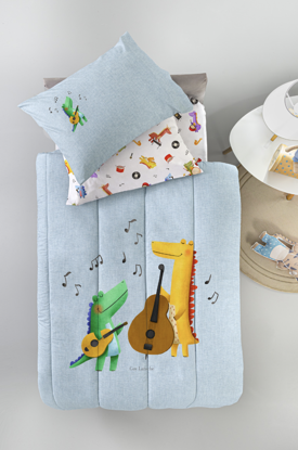 Εικόνα της Κουβερλί Band Sky Suede 160x230 Guy Laroche