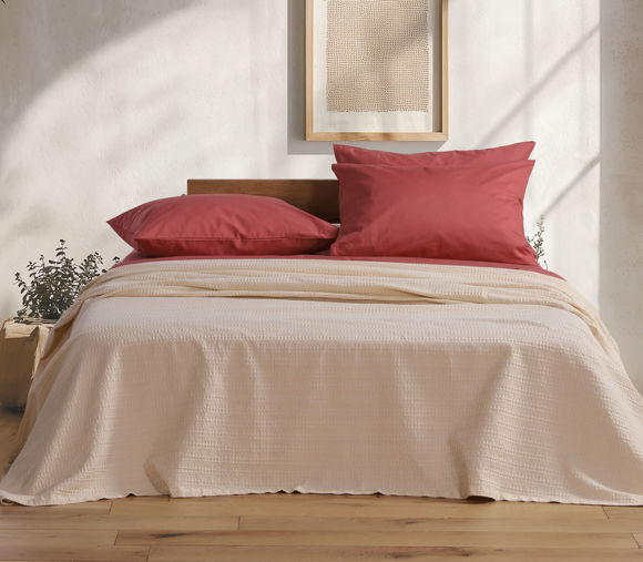 Εικόνα της ΚΟΥΒΕΡΤΑ ΠΙΚΕ ΥΠΕΡΔΙΠΛΗ COOL SAND 220X240