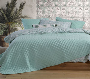 Εικόνα της ΚΟΥΒΕΡΛΙ ΥΠΕΡΔΙΠΛΟ ADELLE GREEN 230X240