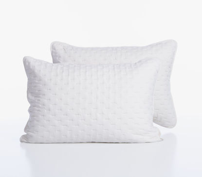 Εικόνα της ΜΑΞΙΛΑΡΟΘΗΚΕΣ ΣΕΤ 2 ΤΕΜΑΧΙΩΝ ADELLE ECRU 52X72