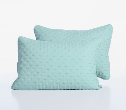 Εικόνα της ΜΑΞΙΛΑΡΟΘΗΚΕΣ ΣΕΤ 2 ΤΕΜΑΧΙΩΝ ADELLE GREEN 52X72