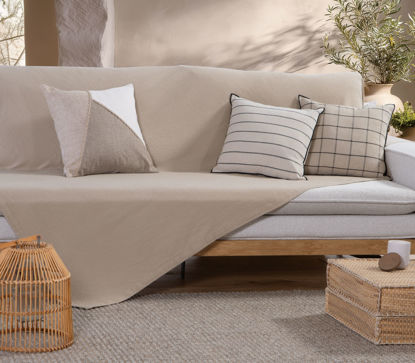 Εικόνα της ΡΙΧΤΑΡΙ ΤΡΙΘΕΣΙΟΥ ΚΑΝΑΠΕ BETTY 26 BEIGE 180Χ300