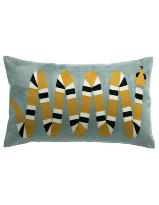 Εικόνα της ΧΕΙΡΟΠΟΙΗΤΟ ΜΑΞΙΛΑΡΙ VIVARAISE YOKA CIEL 30X50 100% ΒΑΜΒΑΚΙ